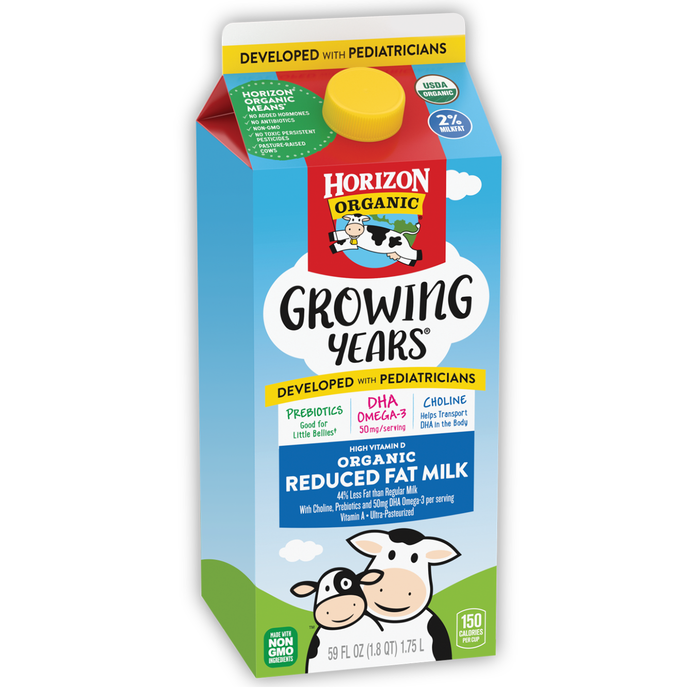 Growing Years Organic 2% Reduced Fat Milk for Kids