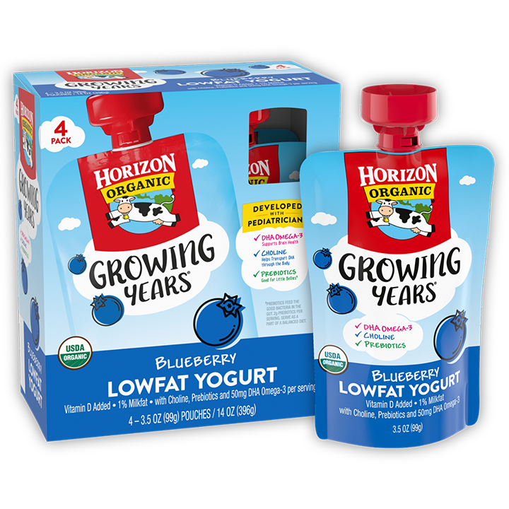 Growing Years Organic Lowfat Blueberry Yogurt for Kids